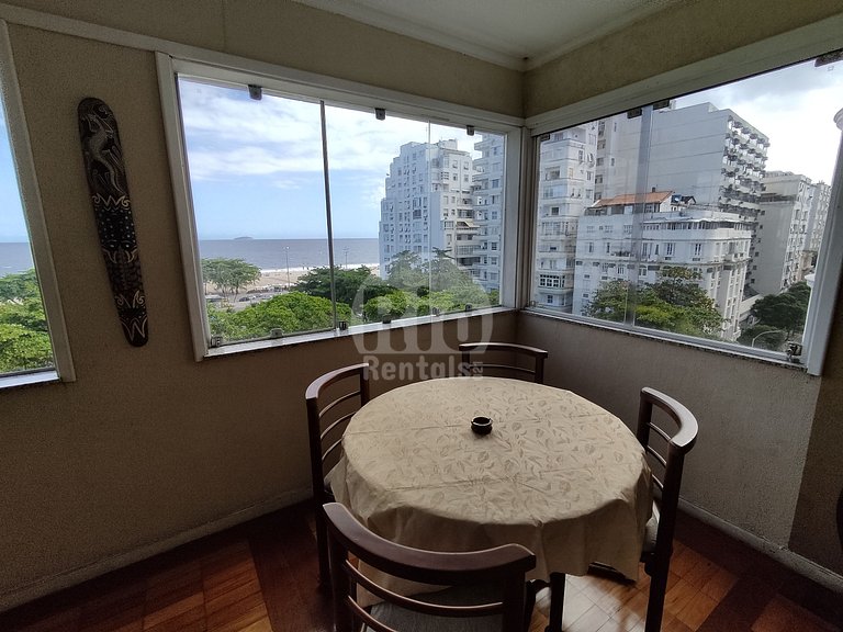 3 suites con vista al mar a la playa de Copacabana