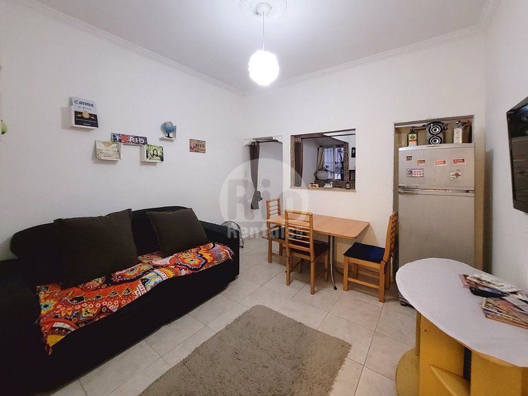Apto 1 Quarto a 300 mts da praia