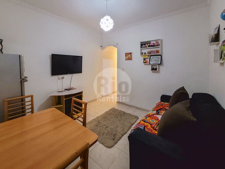 Apto 1 Quarto a 300 mts da praia