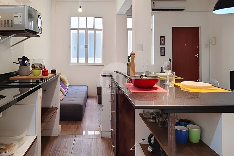 MA1202 Charmoso Apto em Copacabana!