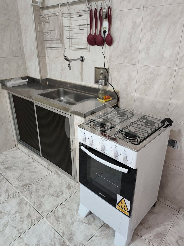 Apartamento espaçoso para até 6 pessoas!