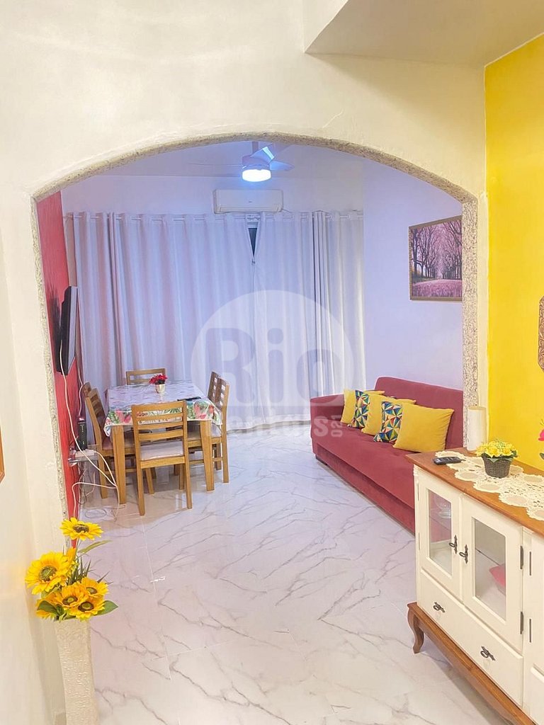Silencioso dois quartos em Copacabana