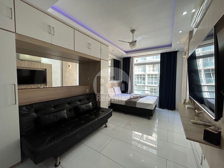 Apartamento para até 4 pessoas com vista mar.