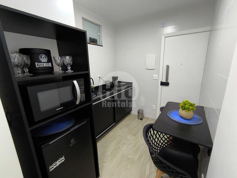 Apartamento con vista al mar a una cuadra de la playa