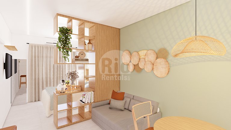 Acogedor estudio en Copacabana