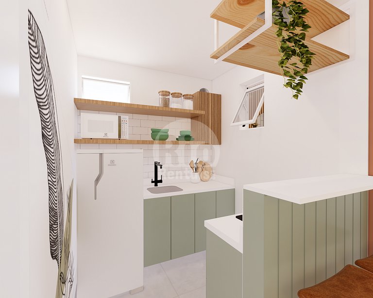 Acogedor estudio en Copacabana