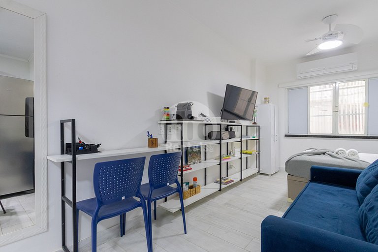 Studio silencioso em Copacabana