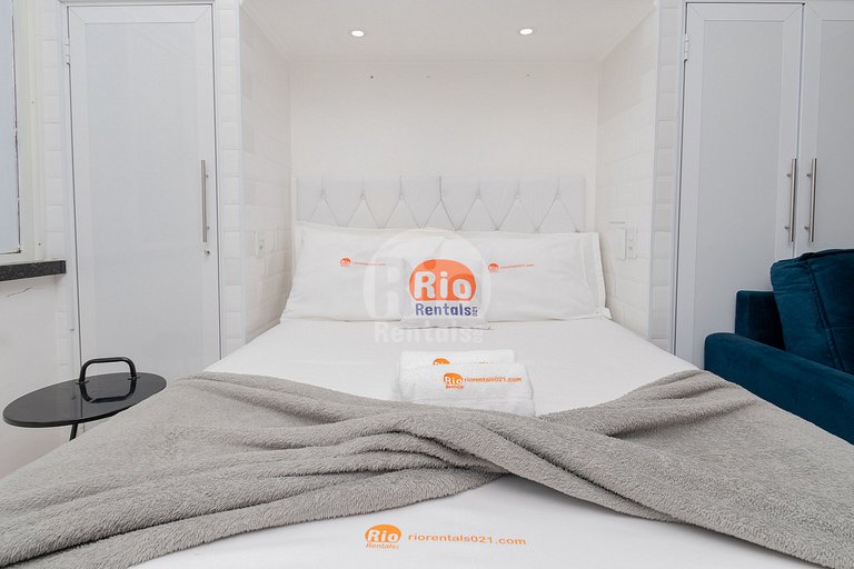 Studio silencioso em Copacabana