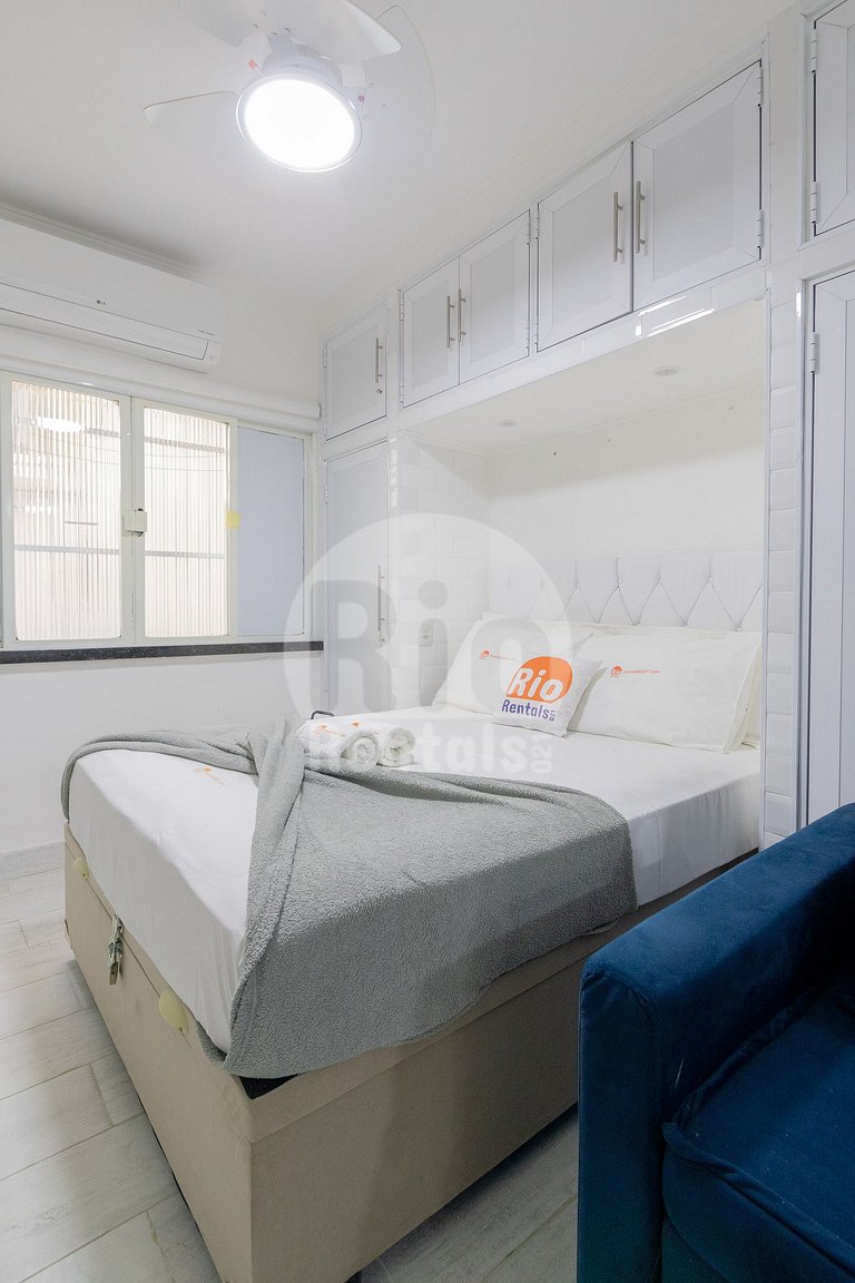 Studio silencioso em Copacabana