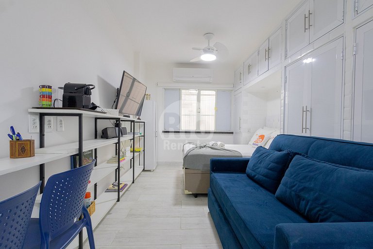 Studio silencioso em Copacabana
