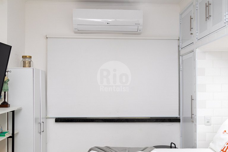 Studio silencioso em Copacabana