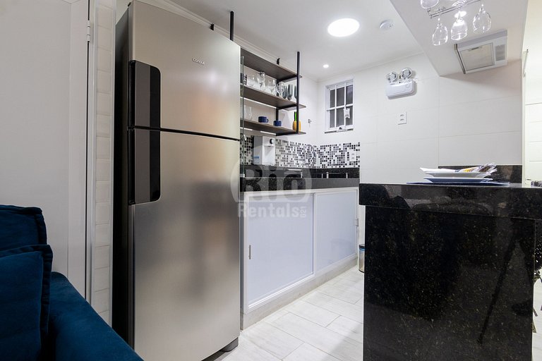Studio silencioso em Copacabana