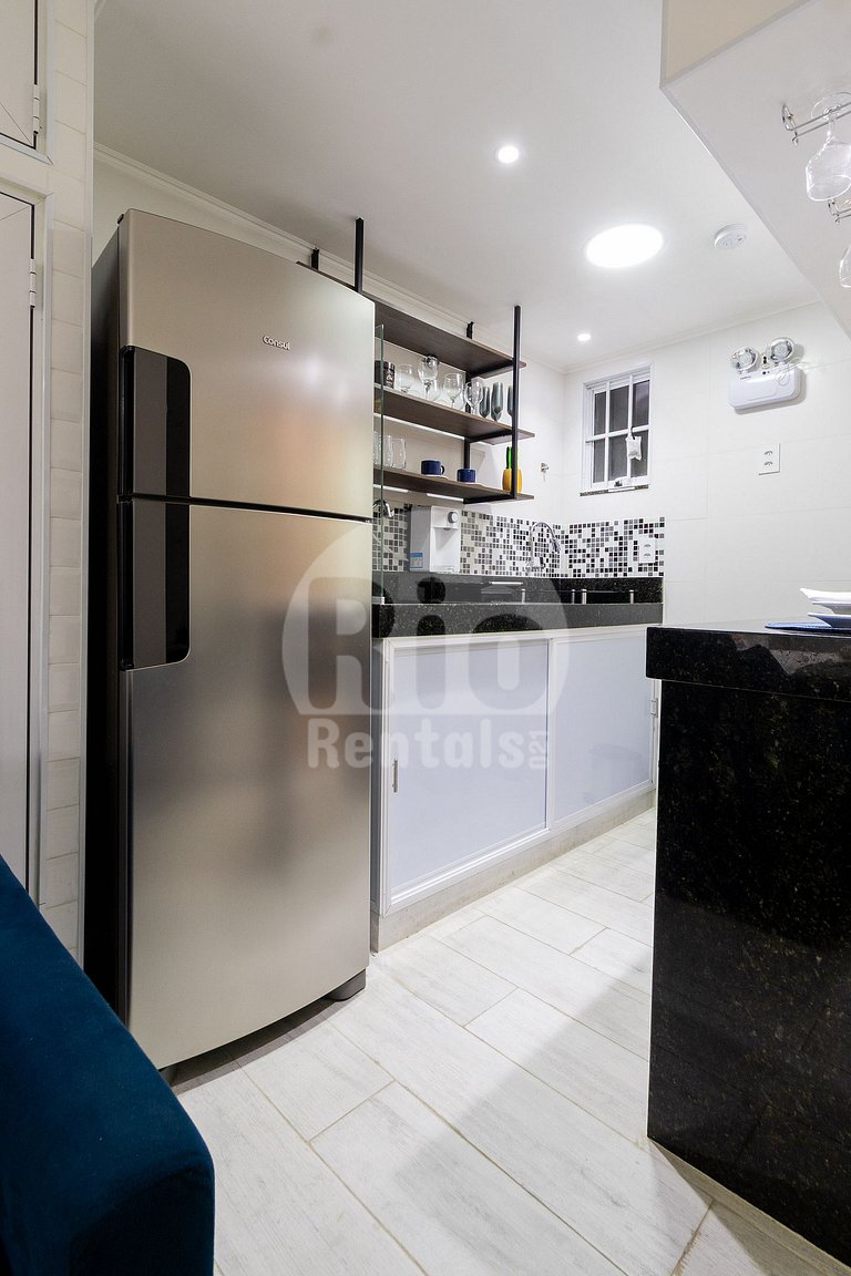 Studio silencioso em Copacabana