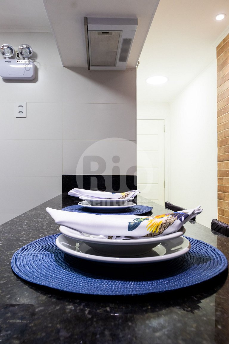 Studio silencioso em Copacabana