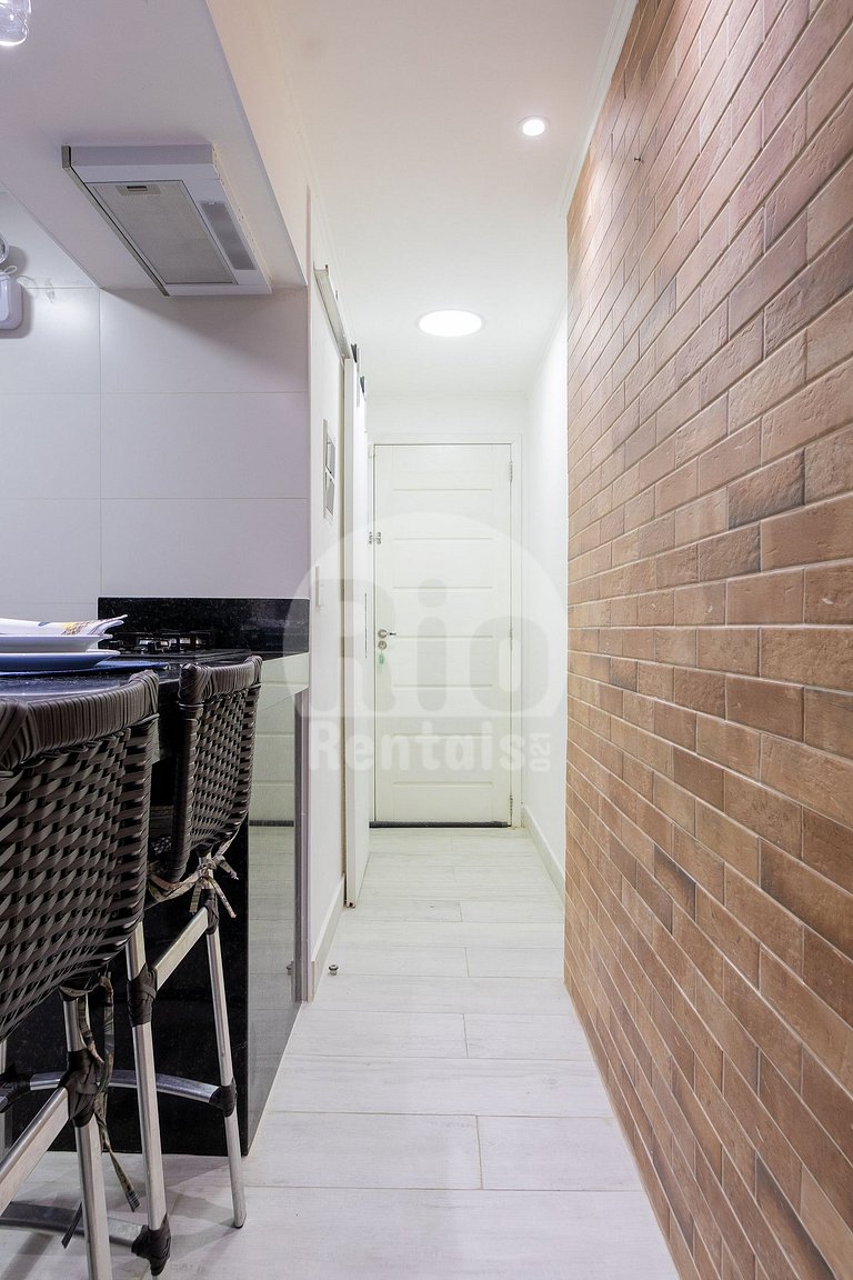 Studio silencioso em Copacabana