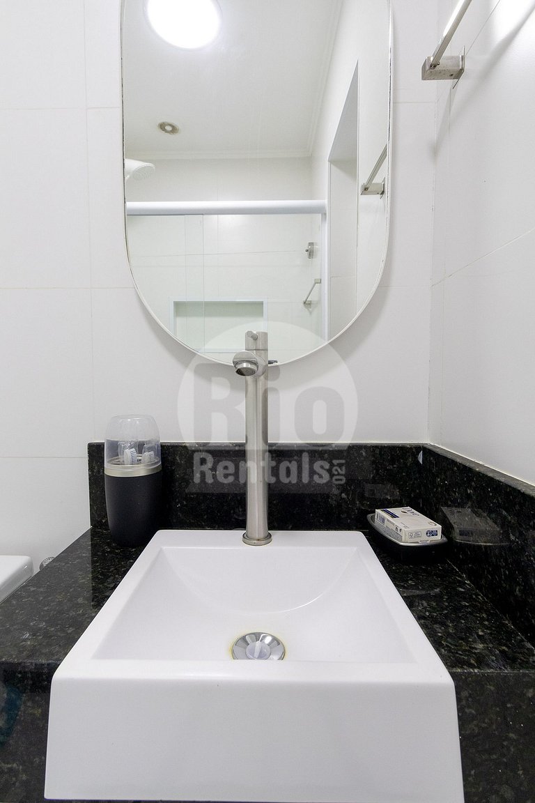 Studio silencioso em Copacabana