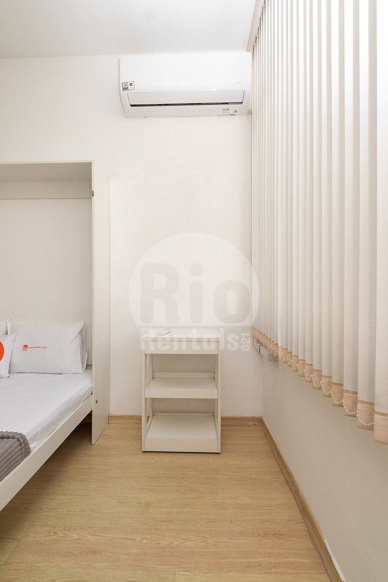 Refúgio relax com rede e livros em Copacabana!