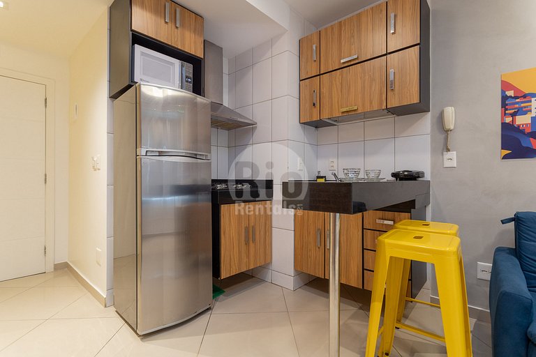 Locação para temporada, 1 quarto econômico, silencioso