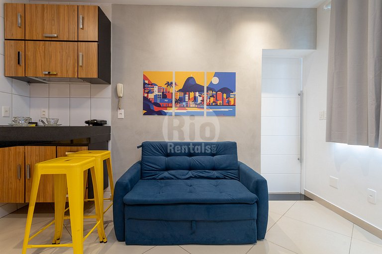 Locação para temporada, 1 cuarto econômico, silencioso