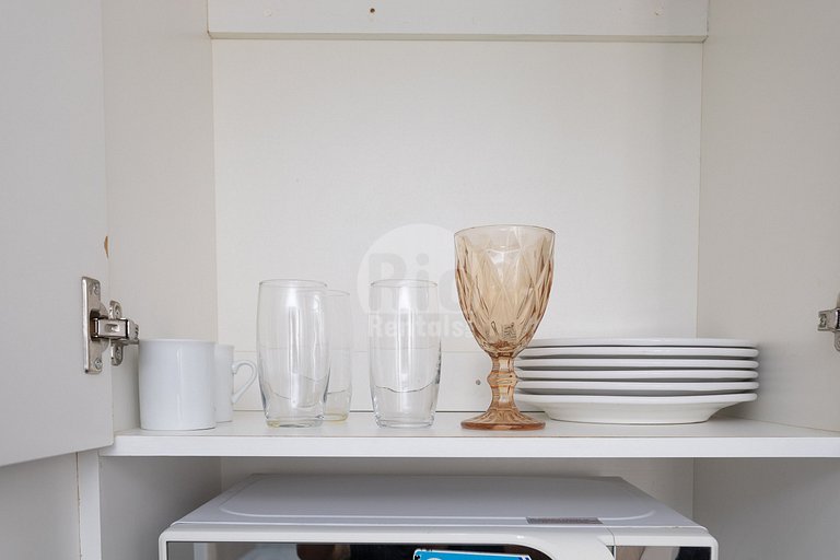 Apartamento para até 4 pessoas com vista mar.