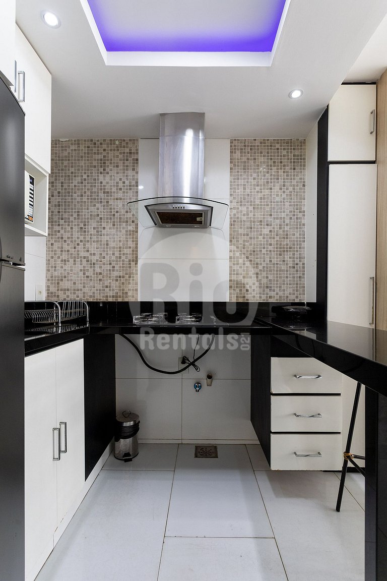 Apartamento para 4 personas con vistas al mar.