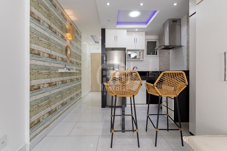 Apartment for up to 4 people with sea view.