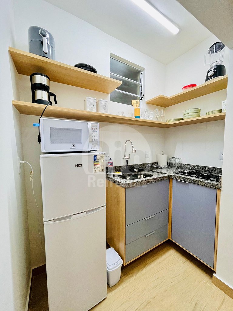 Estudio nuevo y reformado en Copacabana, cerca de la playa