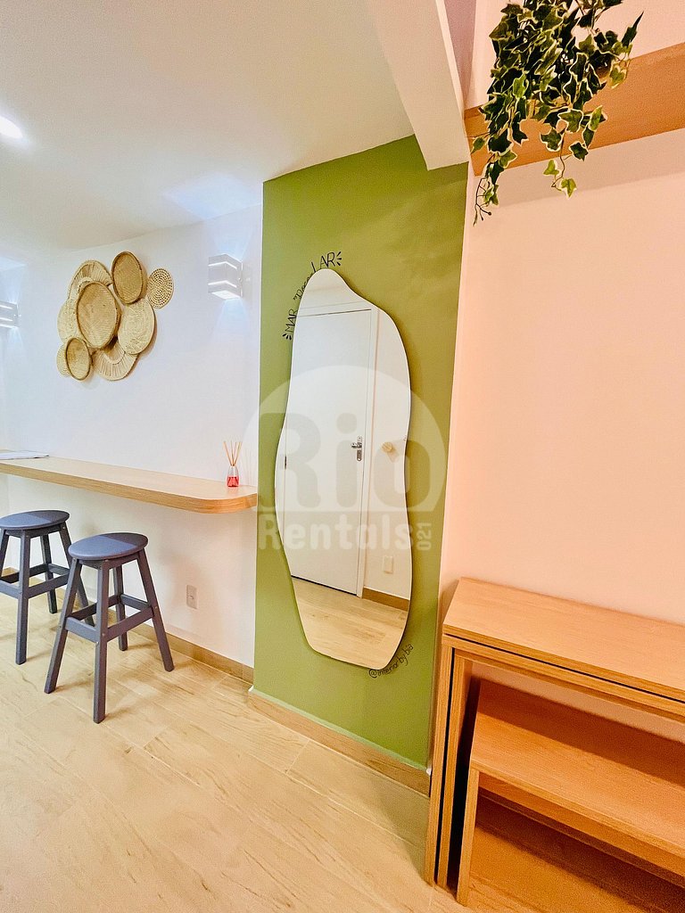 Estudio nuevo y reformado en Copacabana, cerca de la playa