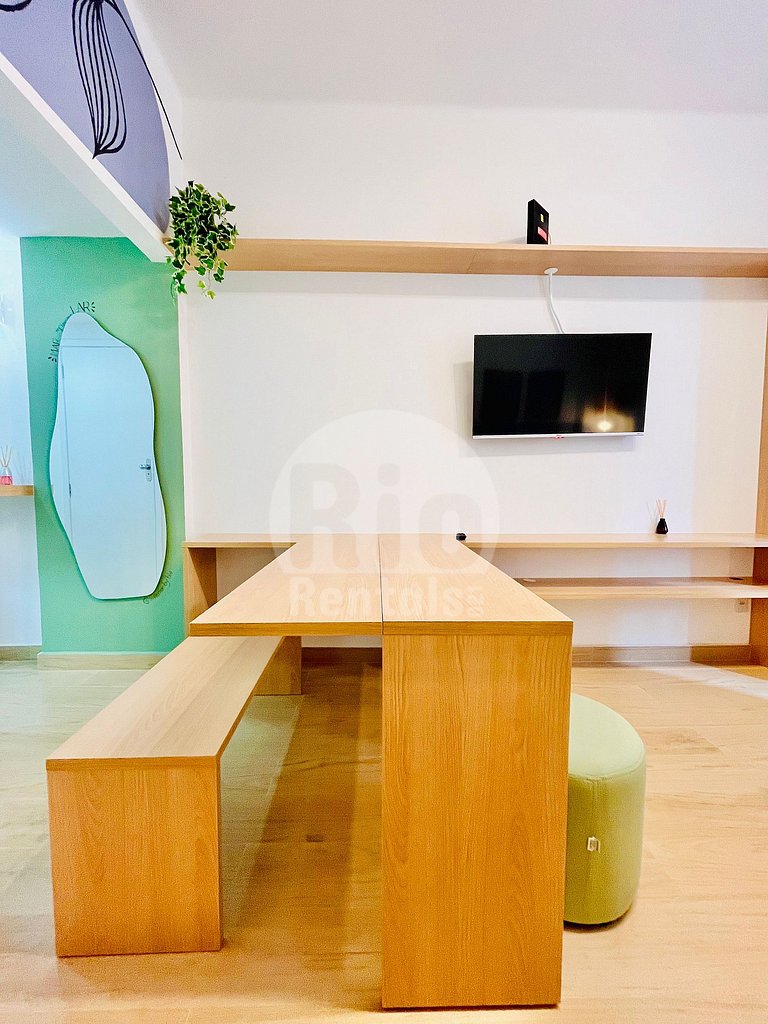 Estudio nuevo y reformado en Copacabana, cerca de la playa