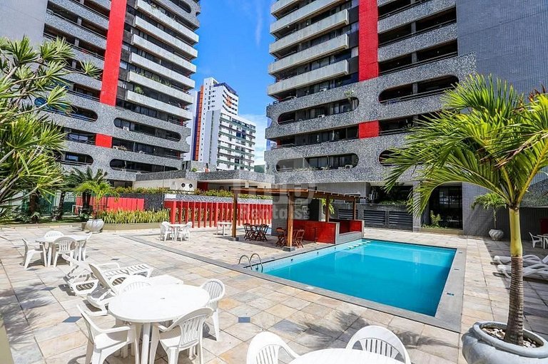 Recife Flat com piscina em Boa Viagem