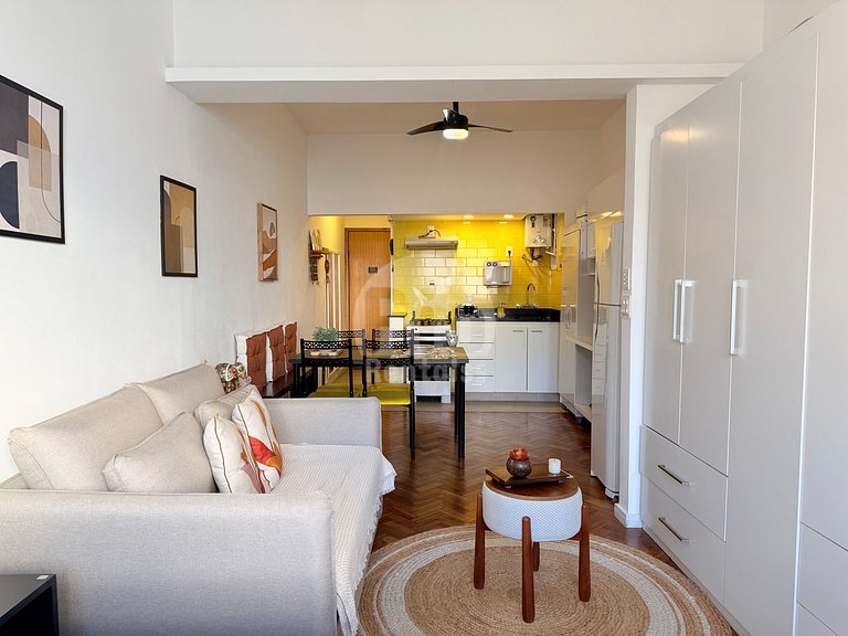 Estudio con vista al mar junto al Copacabana Palace