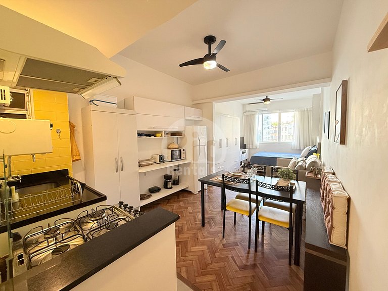 Estudio con vista al mar junto al Copacabana Palace