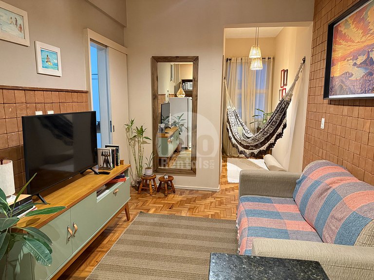 Cozy living room and bedroom in Copacabana