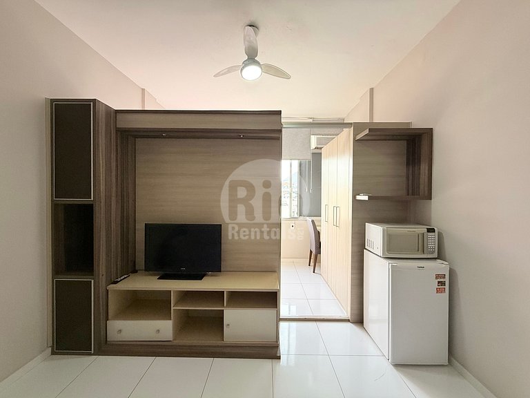 Estudio com vista para Praia de Copacabana