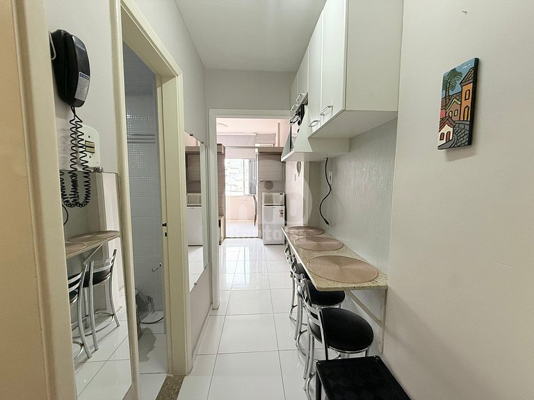 Studio with a view of Copacabana Beach