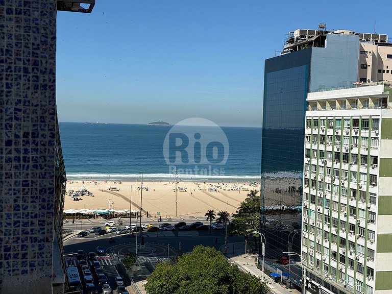 Estudio com vista para Praia de Copacabana