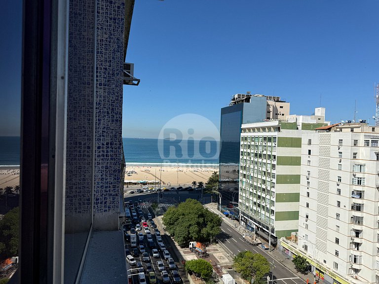 Estudio com vista para Praia de Copacabana