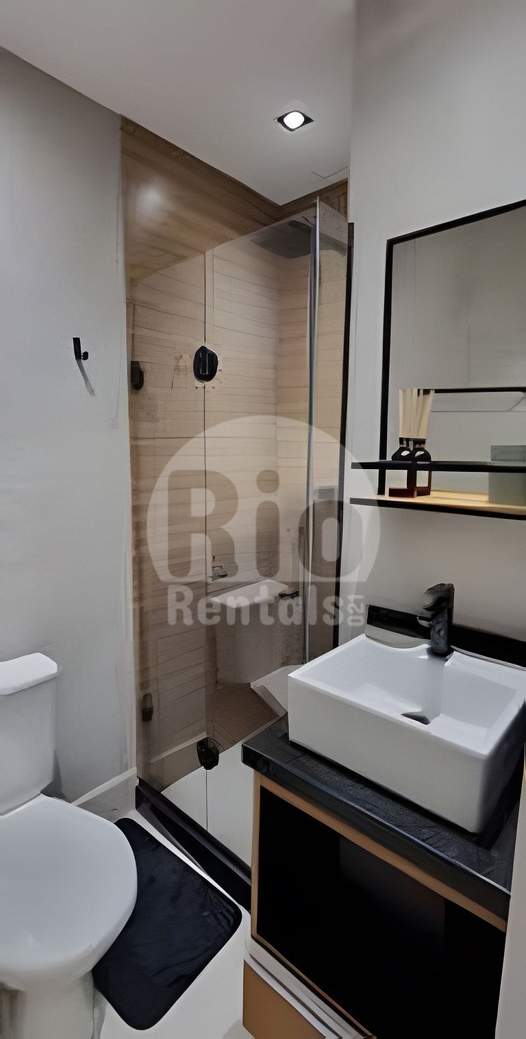Charmoso apt p até 4 pessoas reformado beira praia