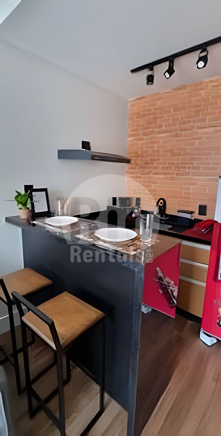 Charmoso apt p até 4 pessoas reformado beira praia