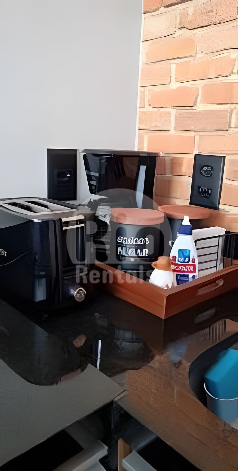 Charmoso apt p até 4 pessoas reformado beira praia