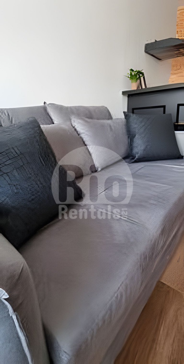 Charmoso apt p até 4 pessoas reformado beira praia