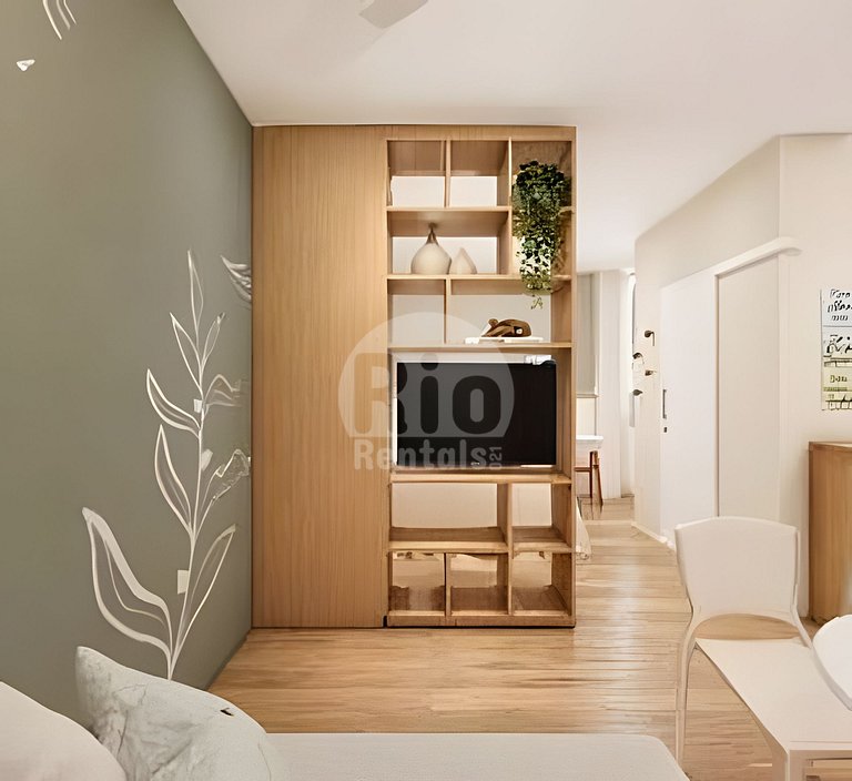 Studio recém reformado em Copacabana