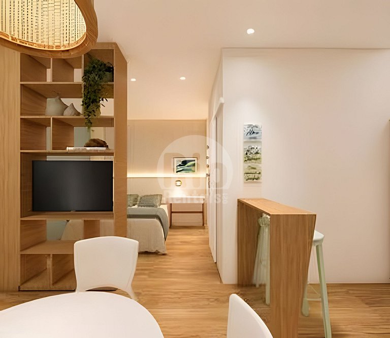 Studio recém reformado em Copacabana