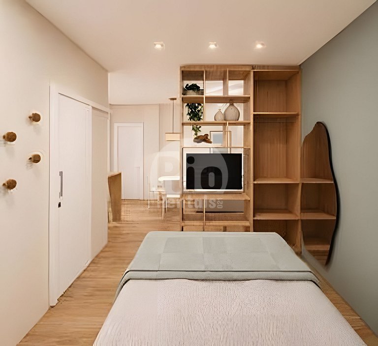 Studio recém reformado em Copacabana