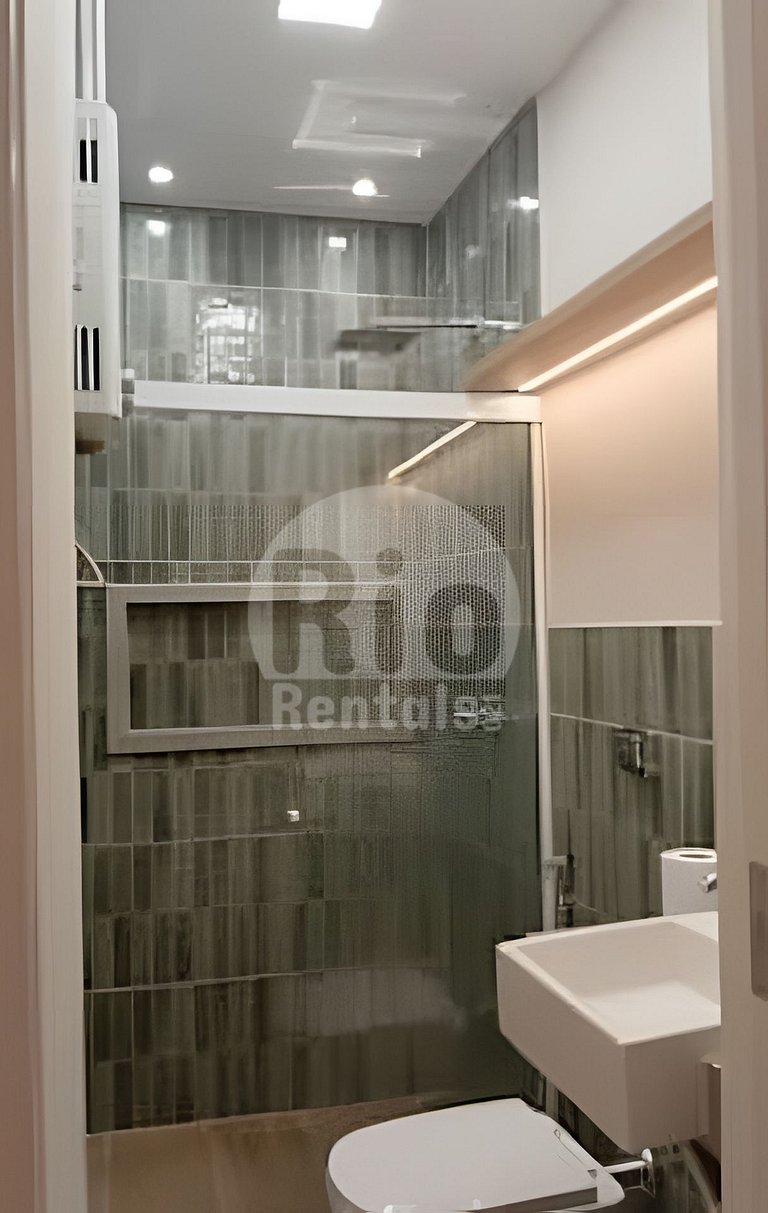 Studio recém reformado em Copacabana