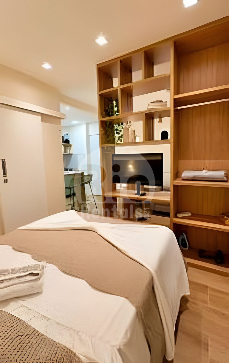 Studio recém reformado em Copacabana
