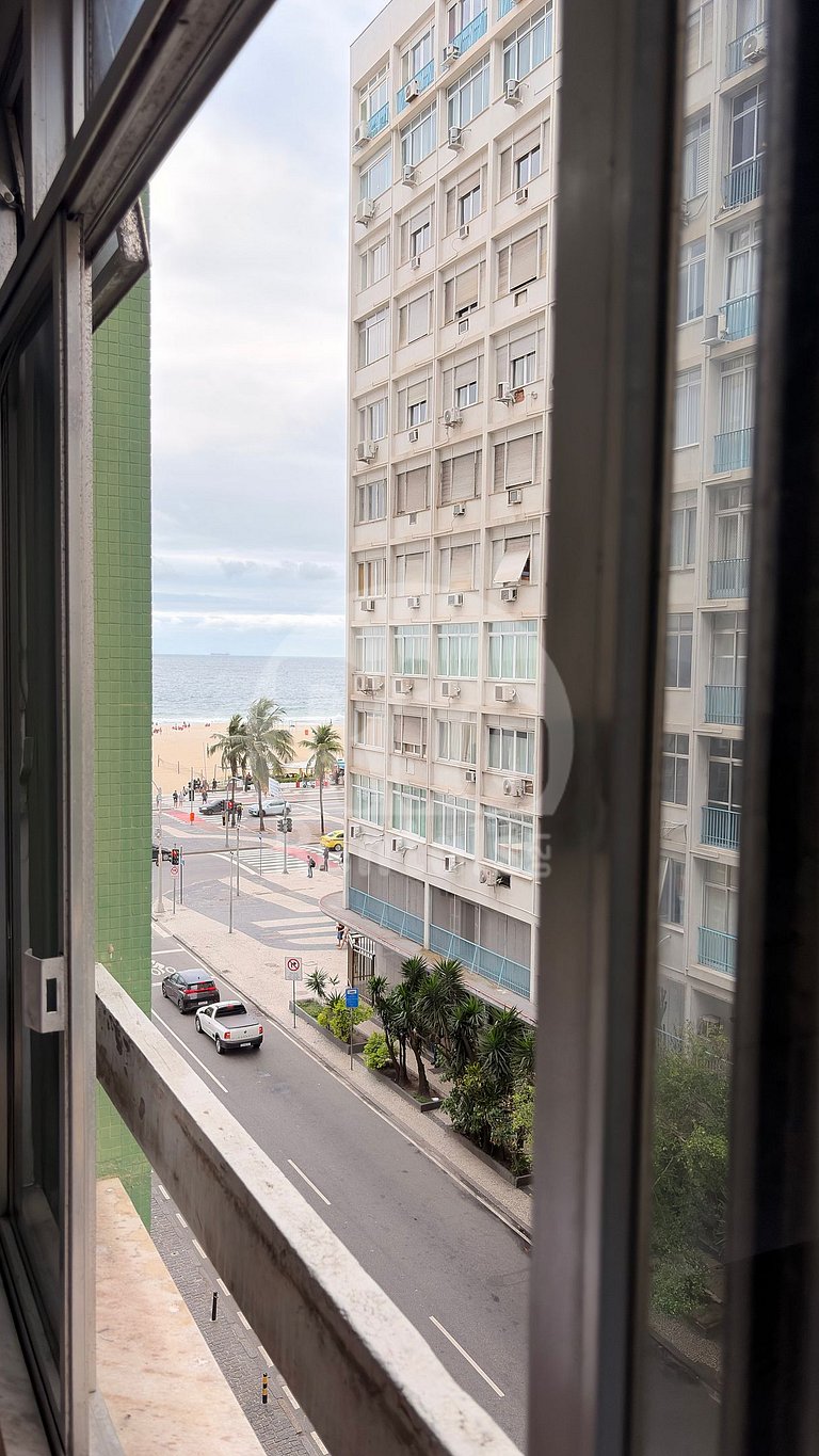 Studio com vista para praia de Copacabana - Rio Rentals 021