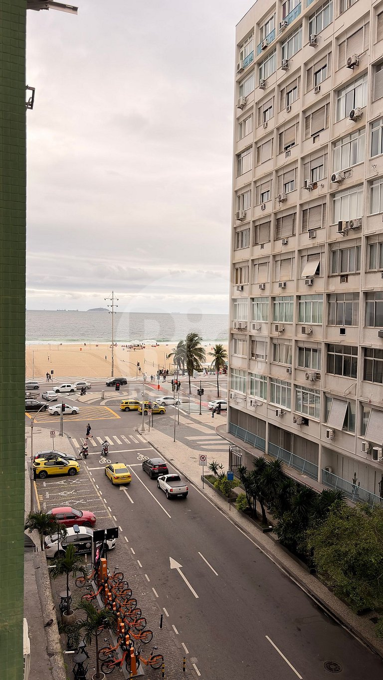 Studio com vista para praia de Copacabana - Rio Rentals 021