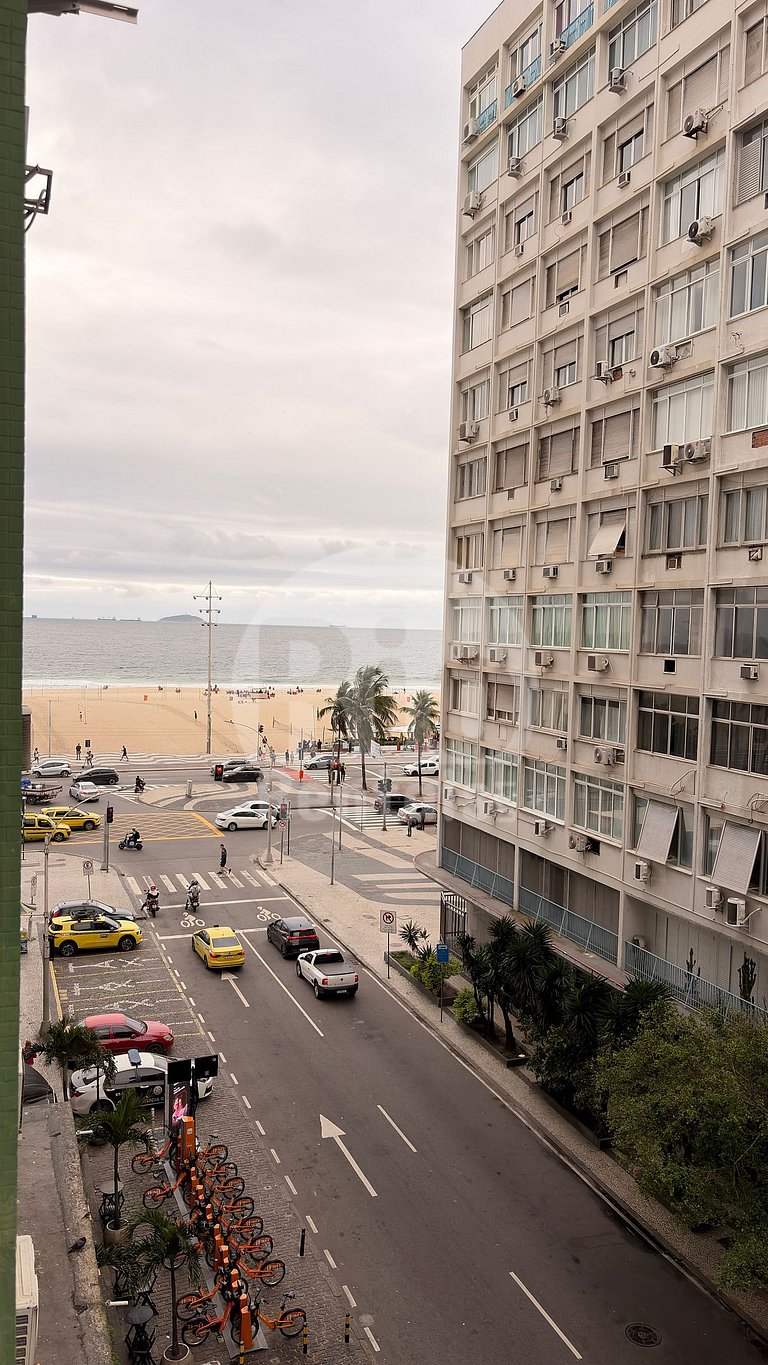 Estudio con vista a la playa de Copacabana - Alquileres Río