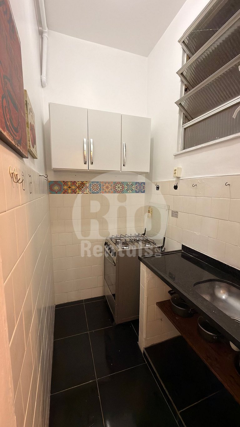Studio com vista para praia de Copacabana - Rio Rentals 021